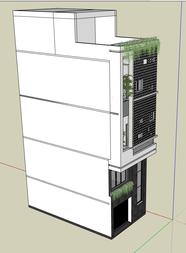 nhà phố 3 tầng file su,Model su nhà phố 3 tầng,File sketchup nhà phố 3 tầng,Model sketchup nhà phố 3 tầng,File su nhà phố 3 tầng