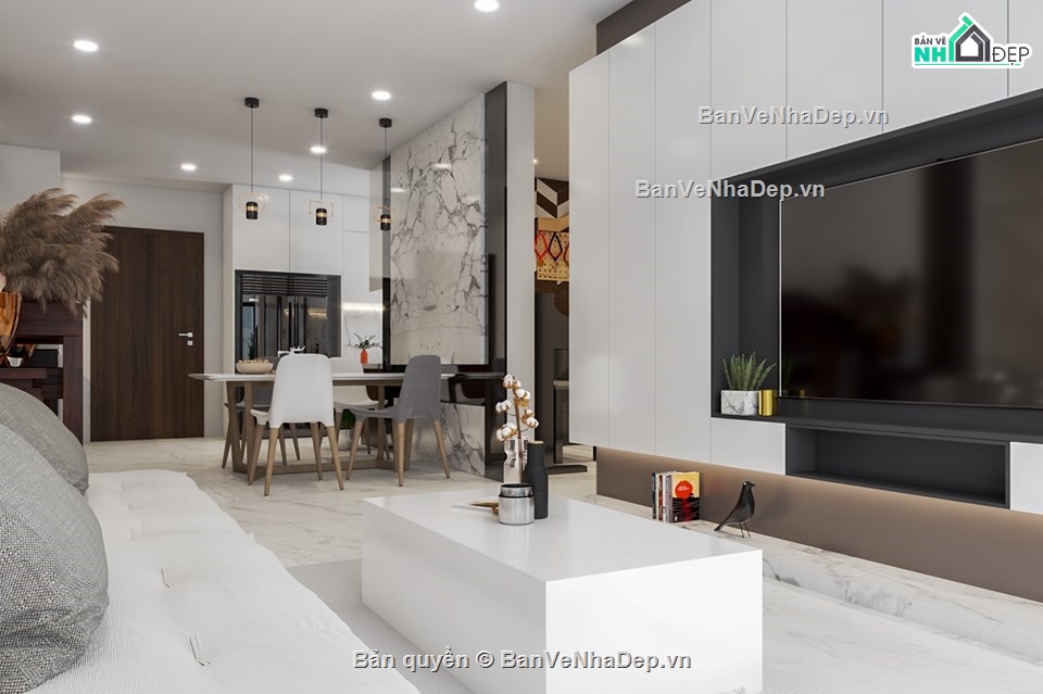 file sketchup nội thất chung cư,sketchup nội thất bếp,nội thất phòng khách,model su phòng khách