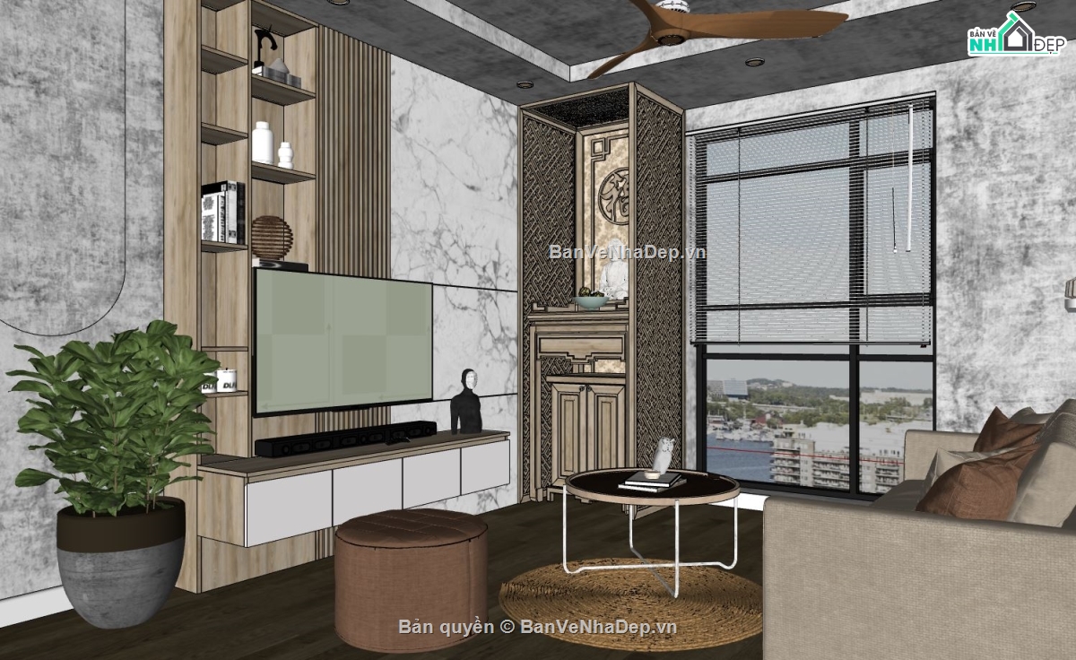 file sketchup nội thất chung cư,File sketchup dựng nội thất,File sketchup chung cư,File sketchup nội thất chung cư,nội thất chung cư sketchup