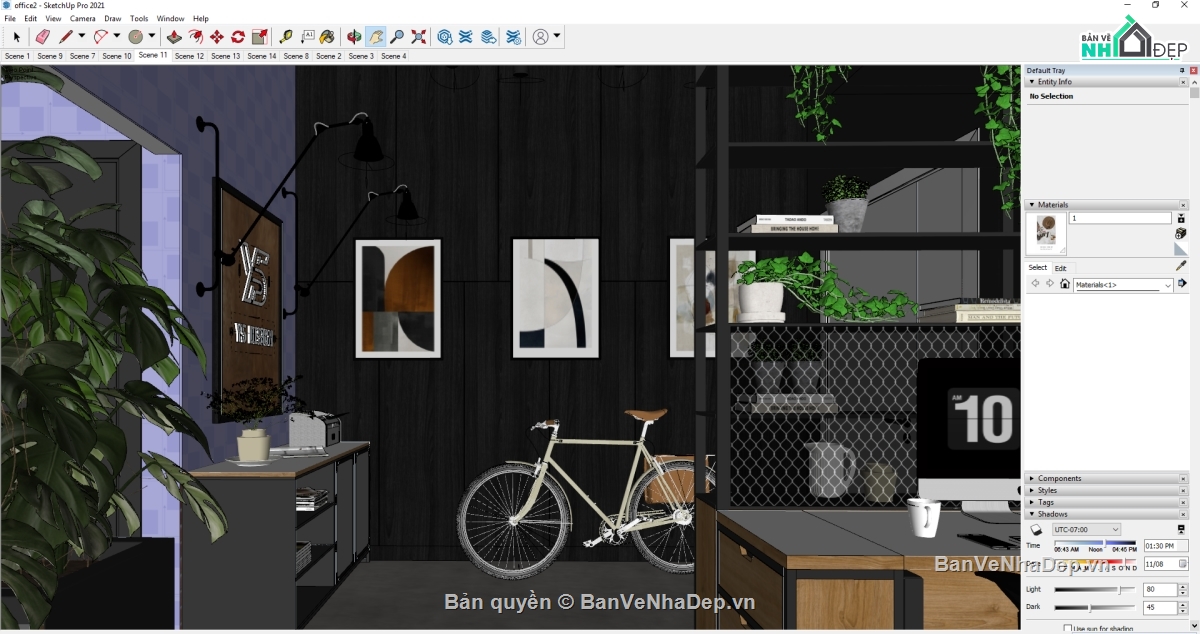 Model sketchup văn phòng làm việc,Sketchup văn phòng làm việc,Sketchup nội thất phòng làm việc,Sketchup văn phòng công ty,Sketchup văn phòng,Model 3D nội thất văn phòng