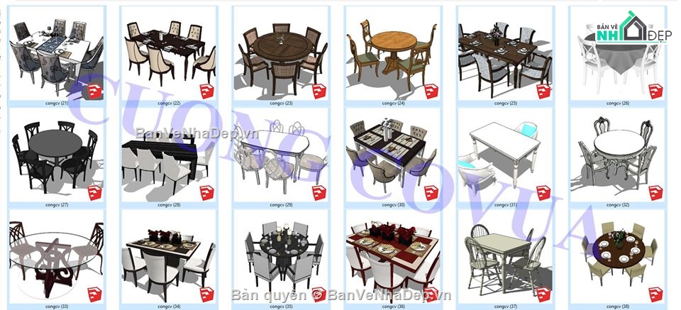 file su bộ bàn ghế,su tổng hợp nội thất,bàn ghế,Model nội thất,Model ghế