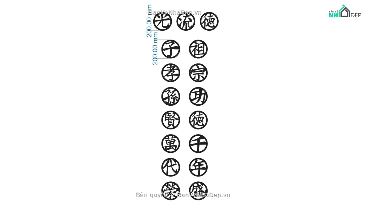 mẫu cắt cnc,mẫu chữ cắt cnc,mẫu cnc chữ,chữ hán cnc