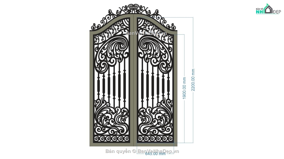 mẫu cổng,File cổng 2 cánh cnc,mẫu cổng 2 cánh