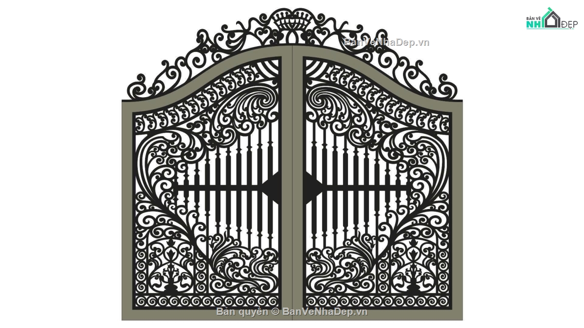 cổng 2 cánh cnc,file cnc cổng 2 cánh,mẫu cnc cổng 2 cánh