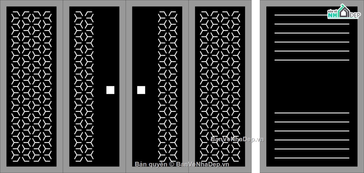 mẫu cổng 4 cánh,cổng 4 cánh cnc,File cổng 4 cánh
