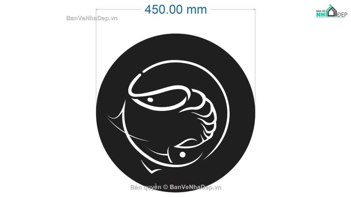 mẫu cnc logo,logo tôm cá,file logo thương hiệu