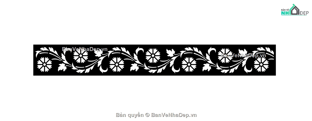 diềm hoa lá,mẫu diềm,diềm cnc