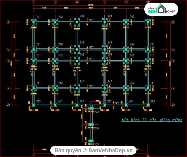 hạng mục nhà điều hành,Thiết kế kiến trúc,bản vẽ nhà điều hành,dự án chợ Thượng Lâm