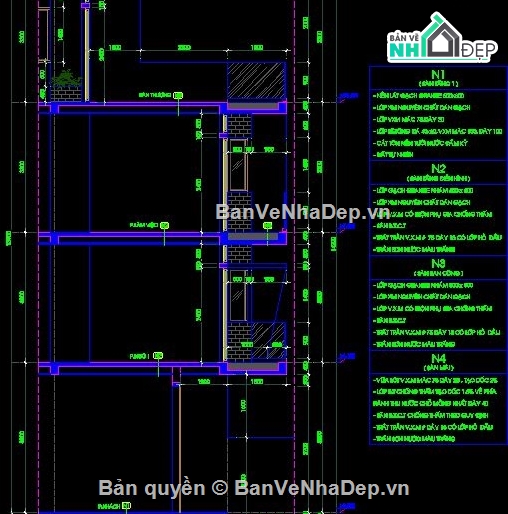 mẫu nhà phố 4 tầng,nhà phố 4 x 26m,nhà đầy đủ chi tiết,thiết kết nhà phố,bản vẽ nhà phố
