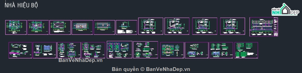 thiết kế kiến trúc trường học,bản vẽ trường học,mẫu trường học đẹp