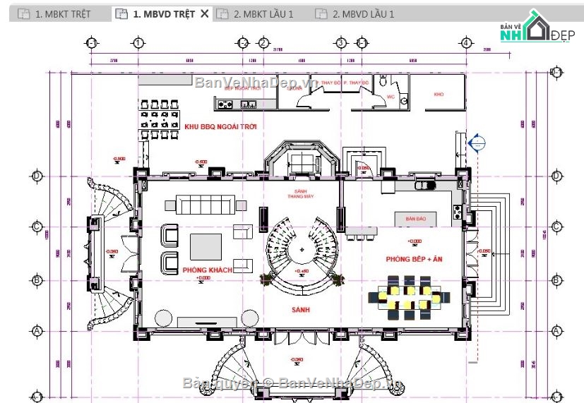 lâu đài 3 tầng,revit lâu đài 3 tầng,lâu đài 3 tầng file revit,bản vẽ lâu đài 3 tầng,kiến trúc lâu đài 3 tầng