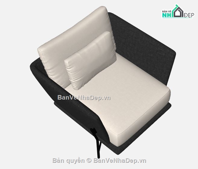 Free thiết kế ghế sofa đơn model su