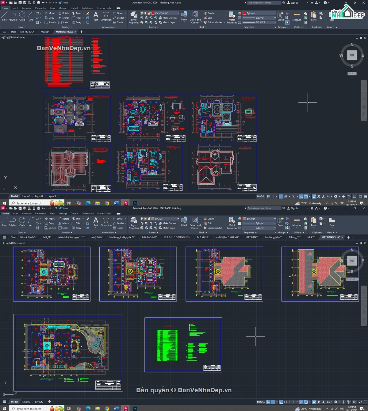 mẫu biệt thự,cad kiến trúc biệt thự,thi công
