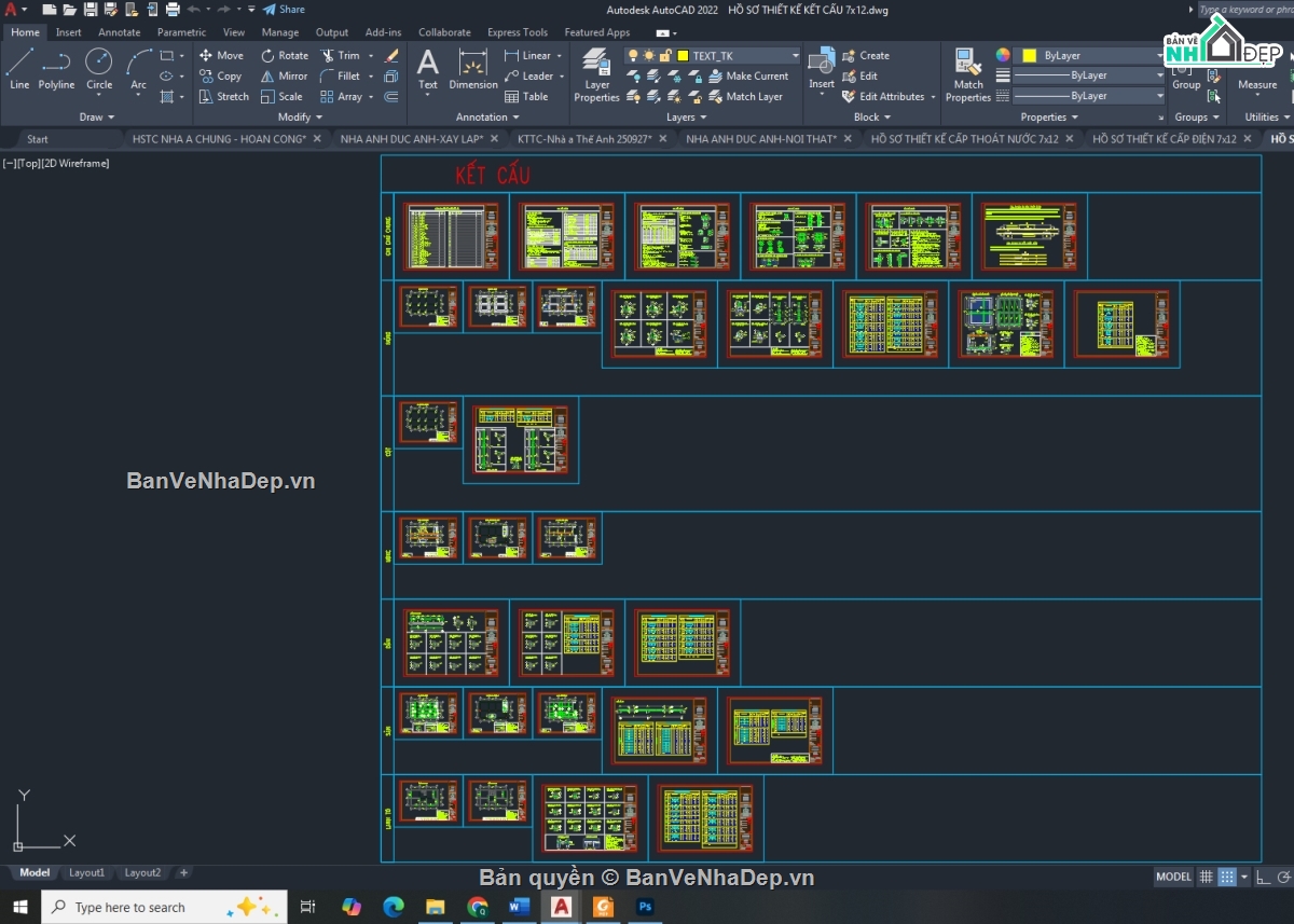 thi công,kết cấu,cad điện nước