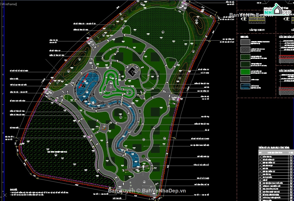 kiến trúc cảnh quan,bản vẽ cảnh quan,bản vẽ khu du lịch,bản vẽ hạ tầng