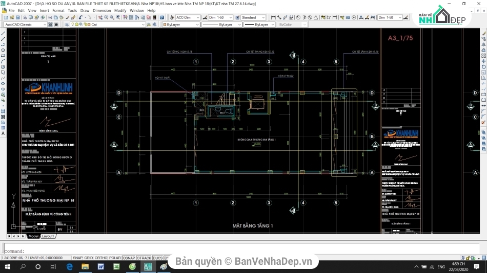Kết cấu nhà phố 5 tầng,file cad nhà phố 5 tầng,cad nhà phố 5 tầng,autocad nhà phố 5 tầng,nhà phố 5 tầng