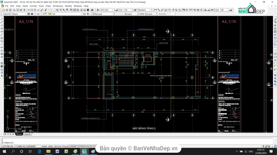 Kết cấu nhà phố 5 tầng,file cad nhà phố 5 tầng,cad nhà phố 5 tầng,autocad nhà phố 5 tầng,nhà phố 5 tầng