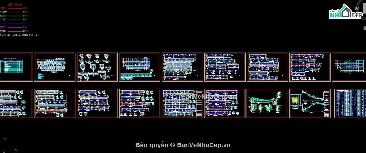 bản vẽ trường THCS,bản vẽ trường học,hồ sơ thiết kế trường học,kiến trúc trường học