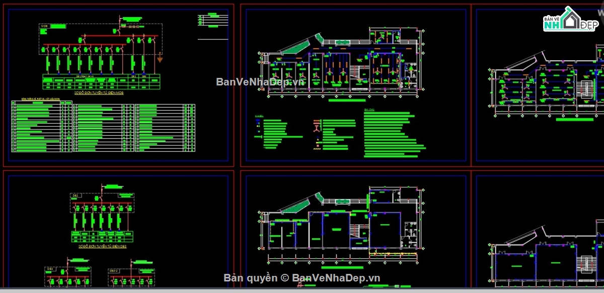 bản vẽ trường THCS,bản vẽ trường học,hồ sơ thiết kế trường học,kiến trúc trường học
