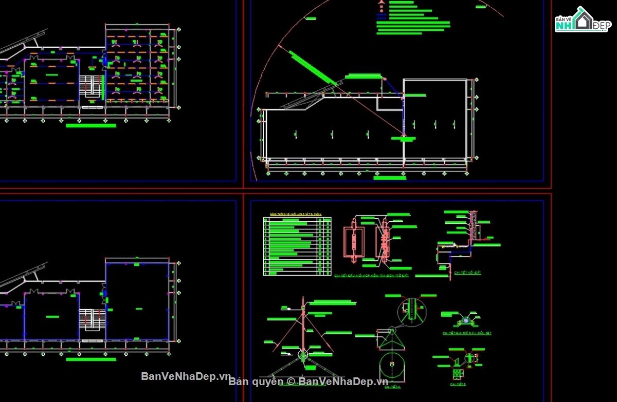 bản vẽ trường THCS,bản vẽ trường học,hồ sơ thiết kế trường học,kiến trúc trường học
