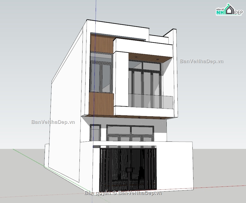 nhà đẹp 2 tầng,bản vẽ nhà 2 tầng,mẫu nhà 2 tầng hiện đại