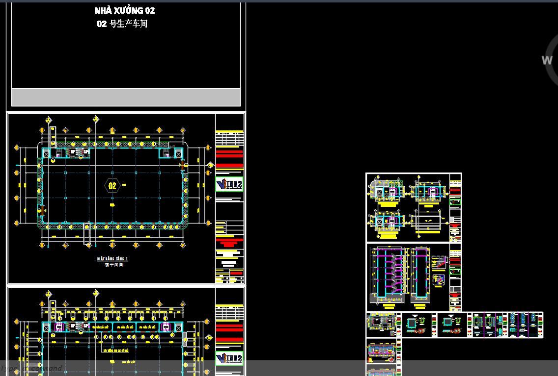 hồ sơ thiết kế nhà máy,bản vẽ khu công nghiệp,nhà xưởng,trung tâm kỹ thuật,công trình phụ trợ,nhà máy sản xuất