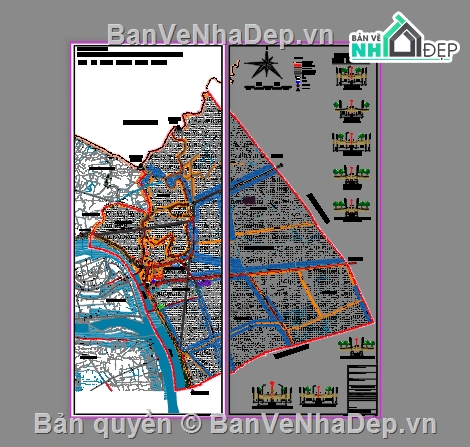 Hồ sơ cấp thoát nước,cấp thoát nước,quy hoạch chung thị xã Hồng Ngự