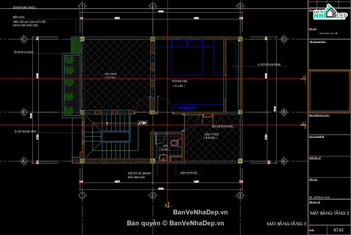 mẫu biệt thự 3 tầng,thiết kế biệt thự 3 tầng,file cad biệt thự đẹp,bản vẽ mẫu biệt thự,file cad nhà đẹp,kiến trúc biệt thự