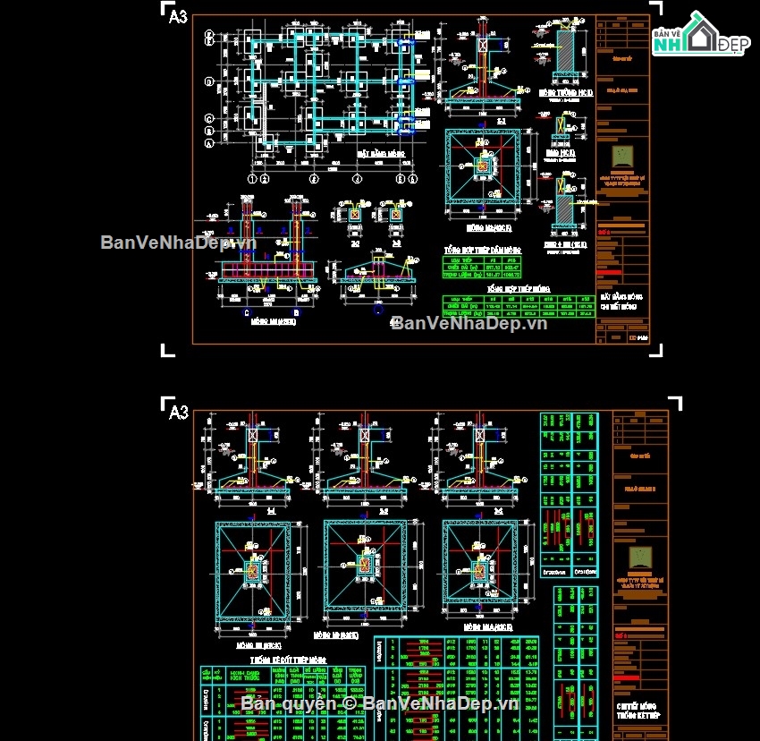 biệt thự 3 tầng,bản vẽ biệt thự 3 tầng,thiết kế biệt thự 3 tầng