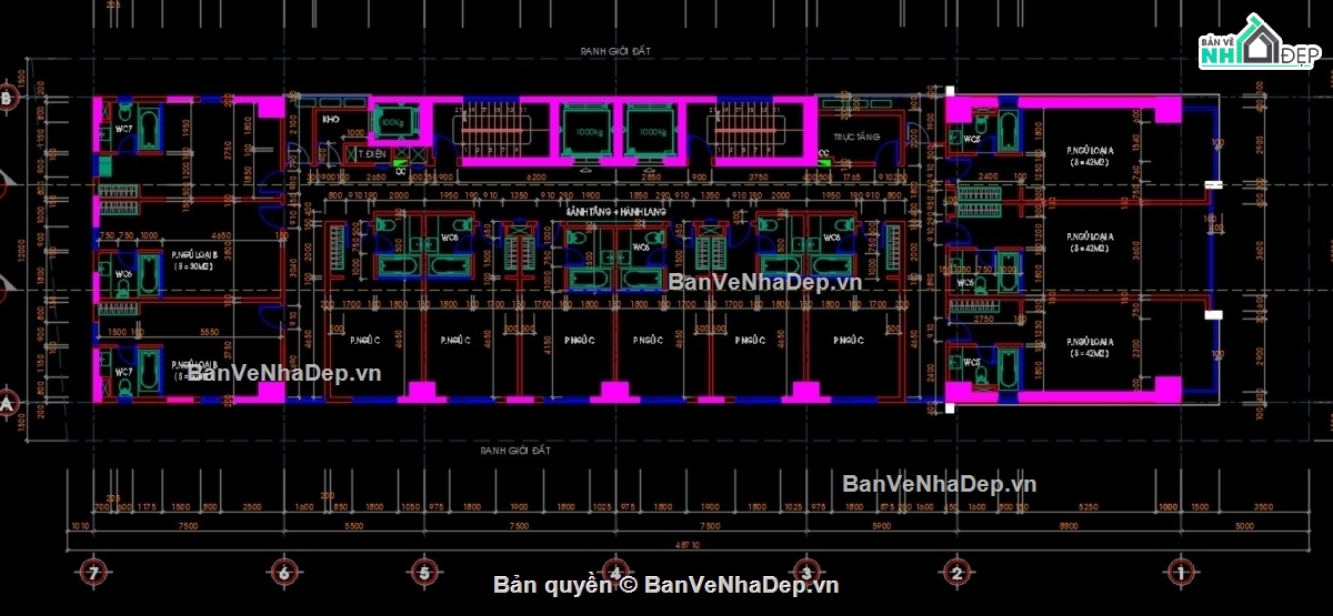 thiết kế khách sạn,full hồ sơ khách sạn,kiến trúc kết cấu khách sạn,bản vẽ khách sạn,kiến trúc khách sạn