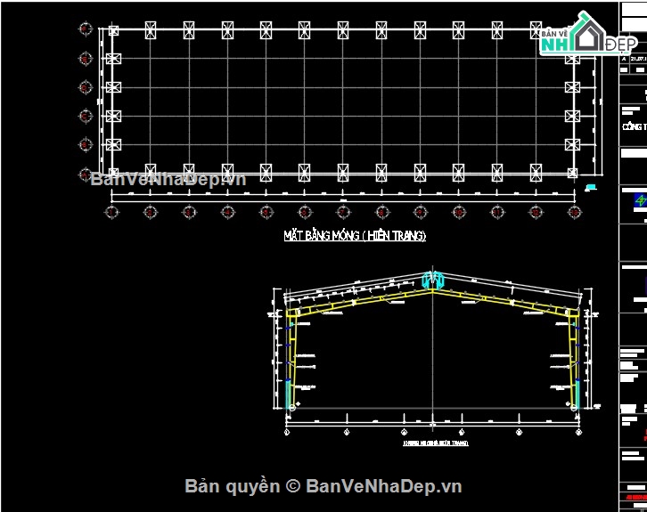 thiết kế nhà xưởng,bản vẽ nhà xưởng,kiến trúc nhà xưởng,kết cấu nhà xưởng