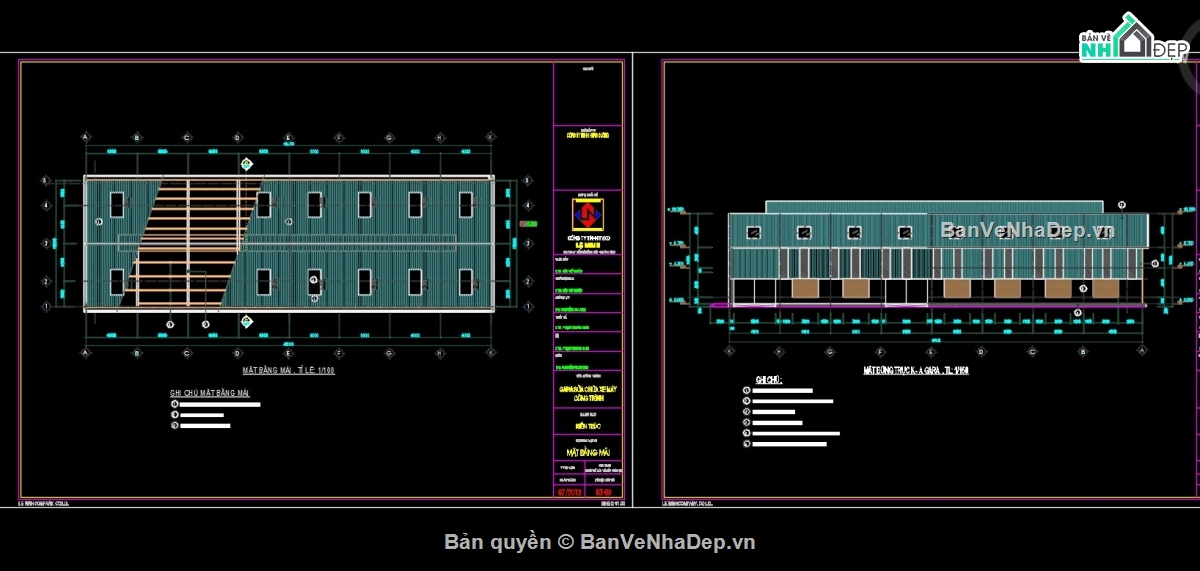 bản vẽ thiết kế gara,Xưởng sửa chữa,bản vẽ nhà xưởng,thiết kế nhà xưởng,kết cấu nhà xưởng