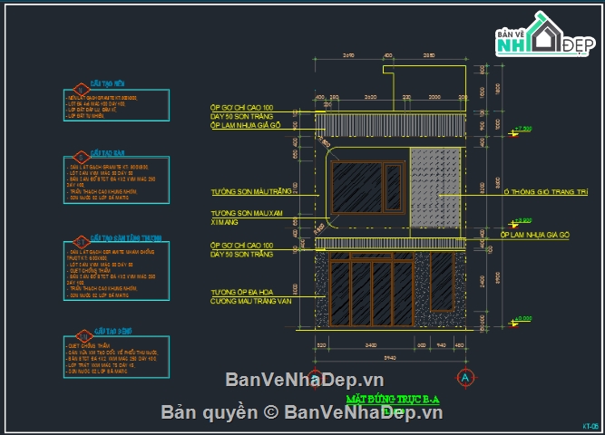 nhà phố 2 tầng,nhà phố 2 tầng 1 tum,Bản vẽ nhà phố 2 tầng,Bản vẽ nhà phố