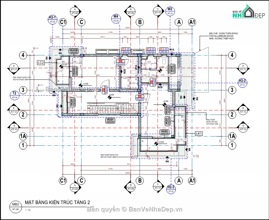 biệt thự 3 tầng,bản vẽ 3 tầng,kiến trúc biệt thự đẹp