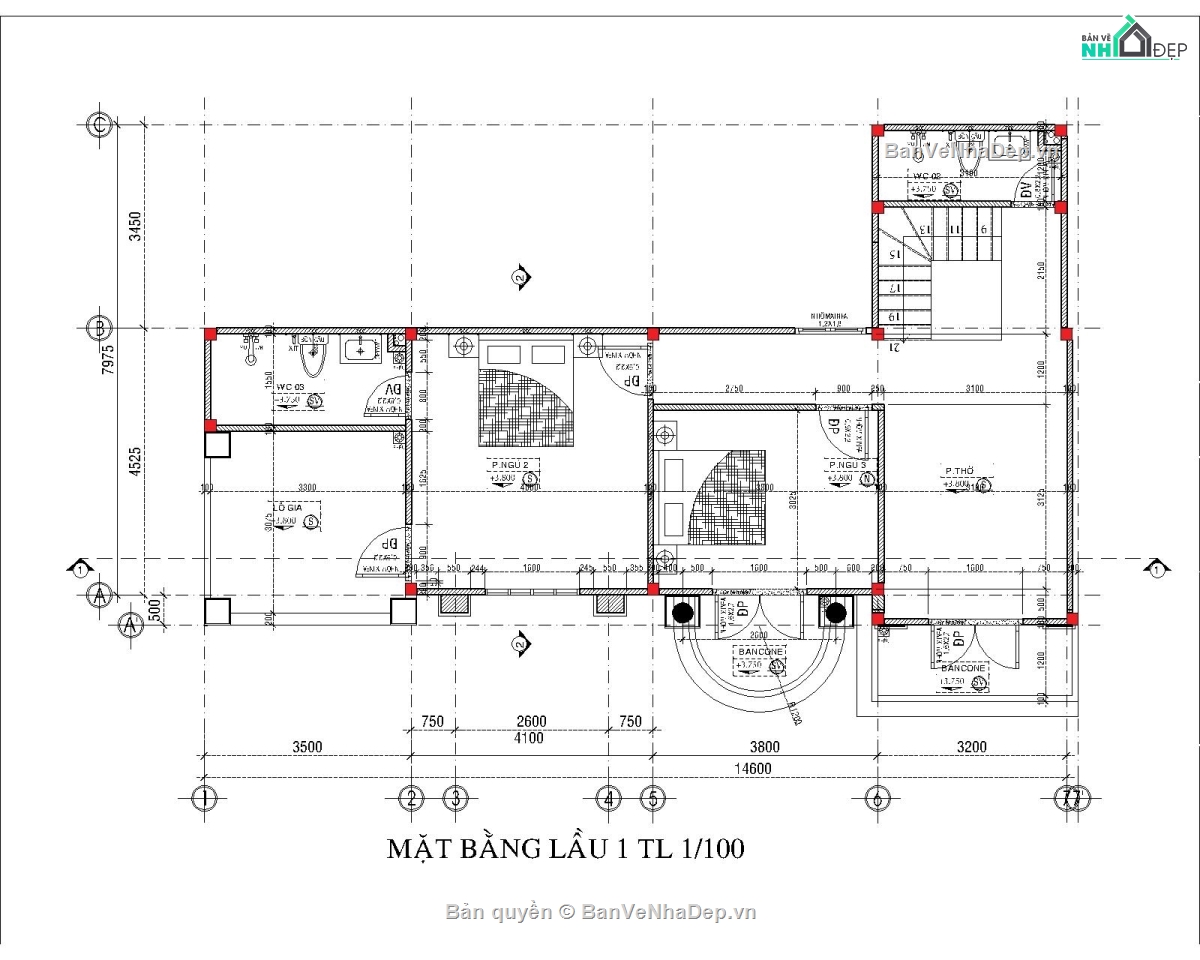 BIỆT THỰ FULL,bản vẽ biệt thự tân cổ điển full,biệt thự tân cổ điển full kt.kc.đn,biệt thự 2 tầng,hồ sơ thiết kế thi công,biệt thự tân cổ điển 2 tầng