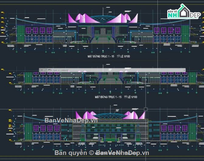 trung tâm hội nghị,trung tâm hội nghị file cad,cad trung tâm hội nghị