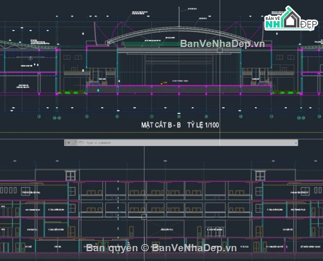 trung tâm hội nghị,trung tâm hội nghị file cad,cad trung tâm hội nghị