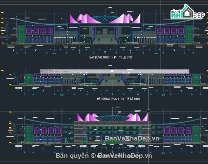 trung tâm hội nghị,trung tâm hội nghị file cad,cad trung tâm hội nghị
