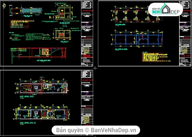Bản vẽ kiến trúc nhà phố,nhà phố kích thước 4x20 m,bản vẽ nhà phố 3 tầng,nhà phố 3 tầng,file cad nhà phố 3 tầng,file cad xây dựng nhà 3 tầng