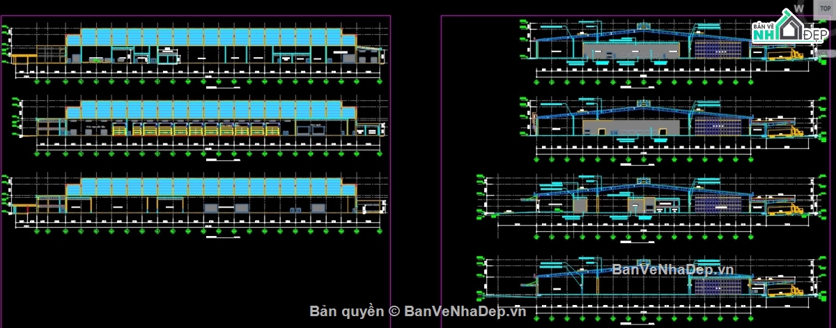 bản vẽ nhà máy,bản vẽ nhà máy chế biến,bản vẽ xưởng chế biến,bản vẽ nhà máy sữa