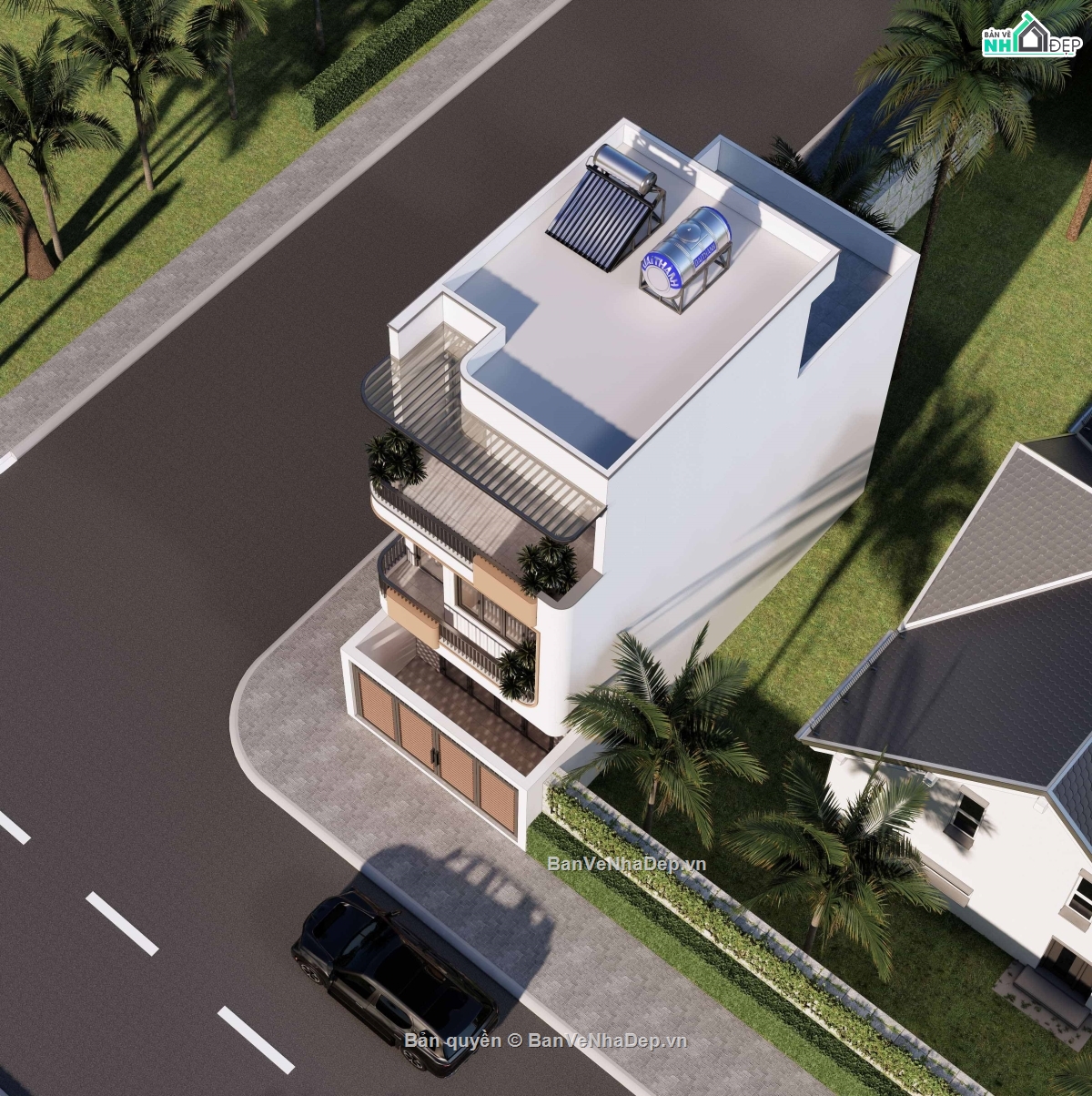 Full hồ sơ bản vẽ 3 tầng 5x12,bản vẽ 3 tầng 5x12,bản vẽ 5x12m,bản vẽ 3 tầng