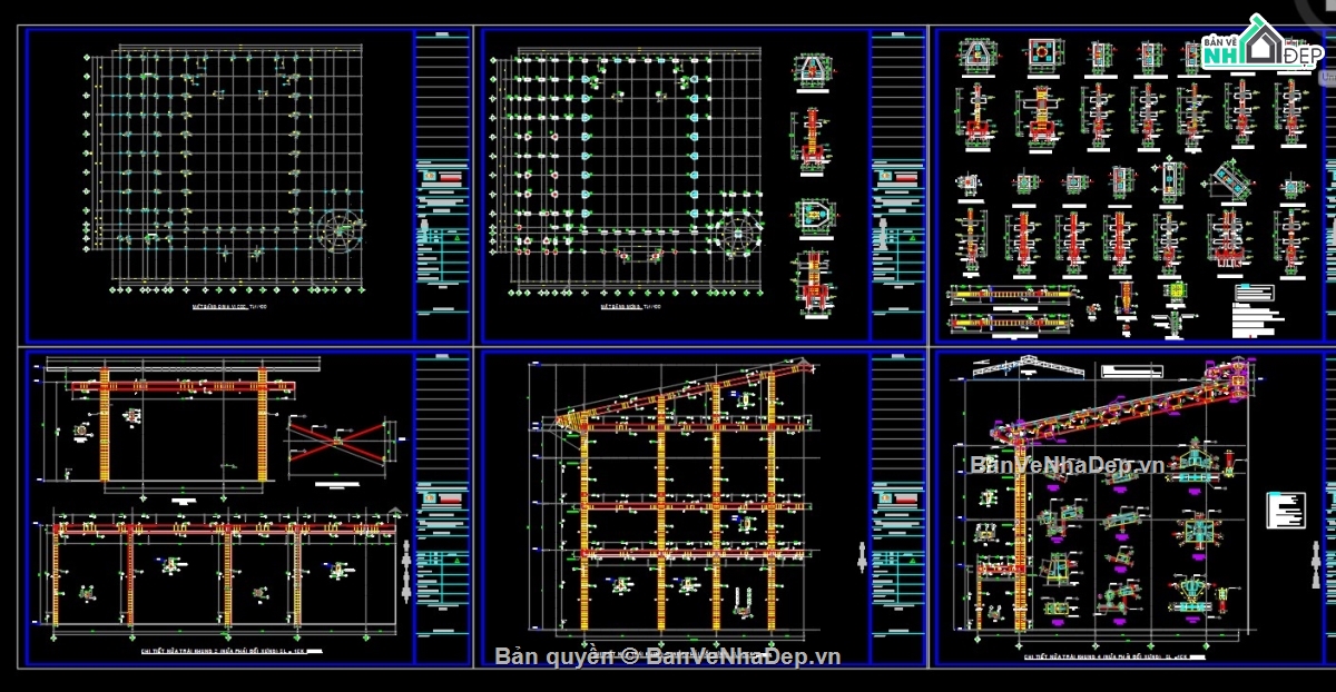 hồ sơ cad nhà thi đấu,bản vẽ nhà thi đấu,kiến trúc nhà thi đấu