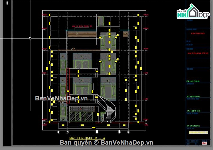 nhà phố 3 tầng,bản vẽ nhà văn phòng,file cad nhà phố,bản vẽ nhà phố