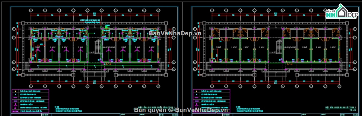 trụ sở cơ quan,trụ sở làm việc,nhà khách cơ quan,nhà làm việc 2 tầng,nhà làm việc 10x32m,full bản vẽ nhà làm việc cơ quan