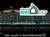 nhà làm việc cơ quan,nhà làm việc 3 tầng,trụ sở cơ quan,trụ sở làm việc,3 tầng 14 gian,nhà 10x50m