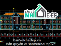 nhà làm việc cơ quan,nhà làm việc 3 tầng,trụ sở cơ quan,trụ sở làm việc,3 tầng 14 gian,nhà 10x50m