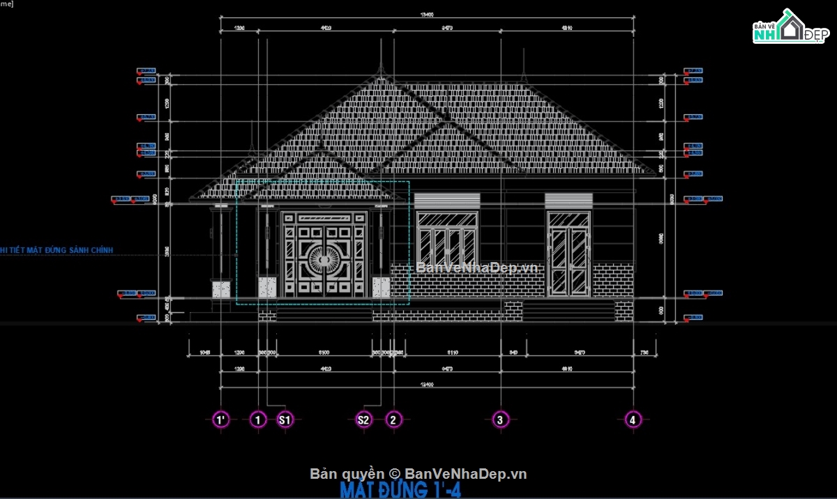 bản vẽ nhà 1 tầng mái nhật,thiết kế nhà vườn 1 tầng,bản vẽ mái nhật,bản vẽ biệt thự mái nhật,bản vẽ cad nhà 1 tầng,bản vẽ biệt thự 1 tầng
