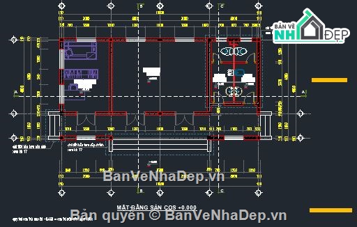 nhà quản trang,bản vẽ nhà quản trang,file nhà quản trang