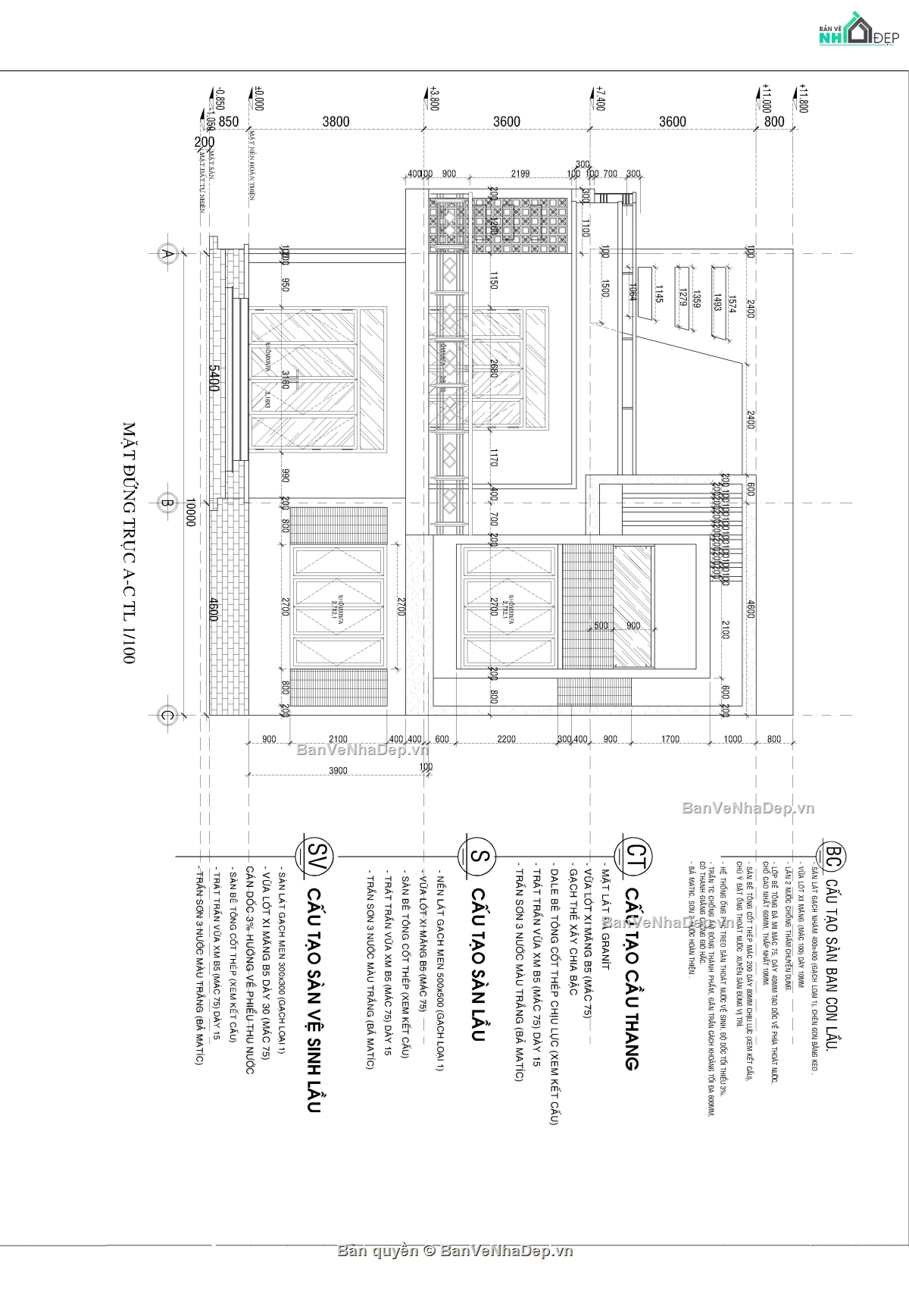 biệt thự hiện đại,kiến trúc 2 tầng 1 tum,biệt thự 2 tầng 1 tum