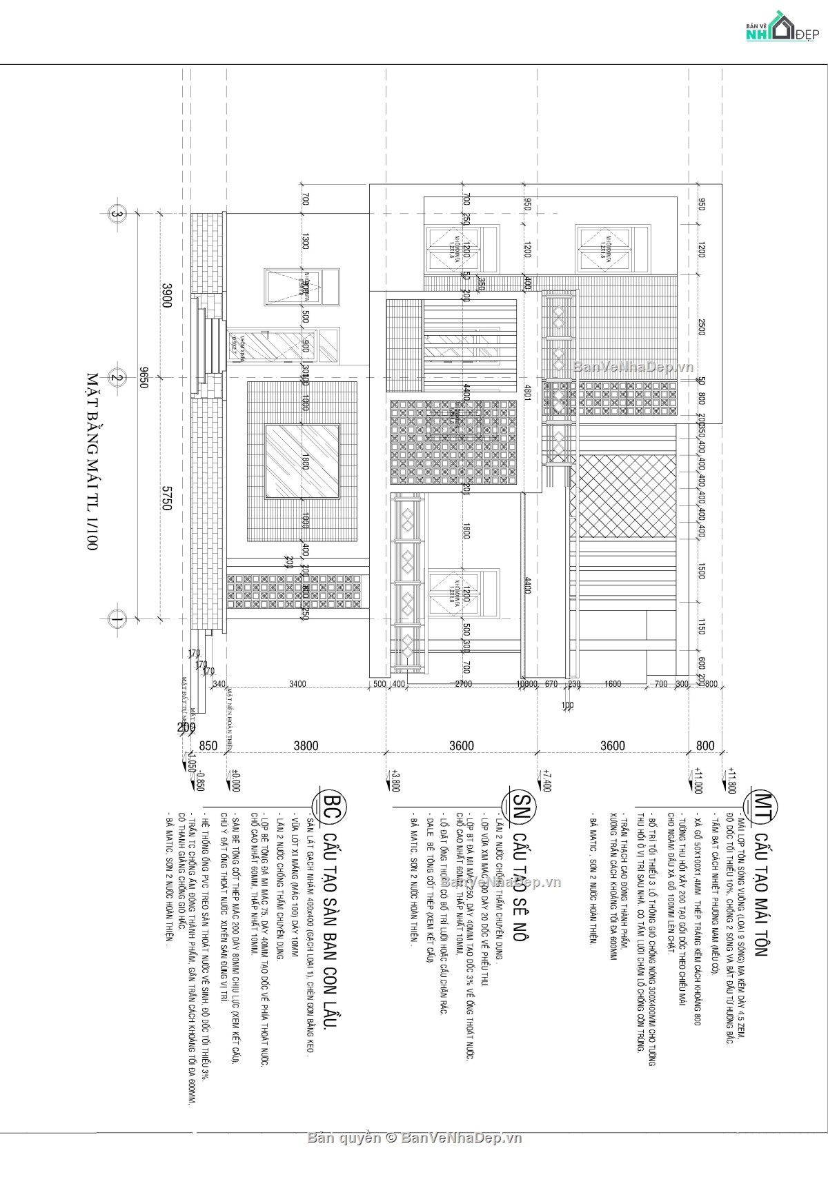 biệt thự hiện đại,kiến trúc 2 tầng 1 tum,biệt thự 2 tầng 1 tum